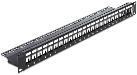 Delock 43277 DeLOCK Modultr�ger f�r 24 Keystone-Anschlussbuchsen, 19 Z