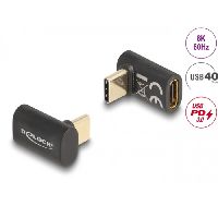 Delock 60056 DeLOCK USB-C Winkeladapter, oben/unten, 40 Gbps, PD 3.0 1