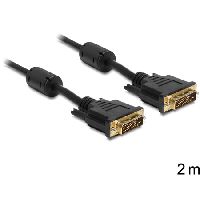 Delock 83190 DeLOCK Kabel DVI 24+1, DVI-D St. / DVI-D St., 2,0 m
