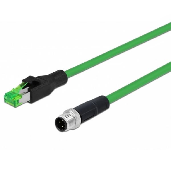 Delock 85440 DeLOCK Industrie-Patchkabel, SF/UTP, M12 4 Pin D-kodiert