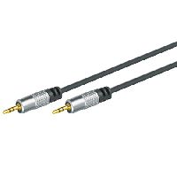 S-Conn 4993081210 Professional Audiokabel High Quality, 3,5 mm Stereo