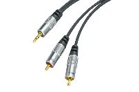 S-Conn 499601015H Professional Audiokabel, High Quality, 1x 3,5 mm Ste