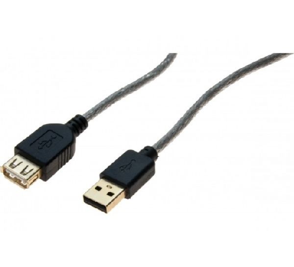 Exertis Connect 532437 USB 2.0 Verl�ngerungskabel Premium, vergoldet,