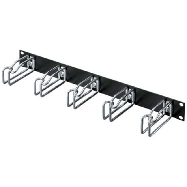 Rittal 7257.005 Rittal 19 Rangierfrontplatte, 1 HE, 5 Kabelrangierb�g