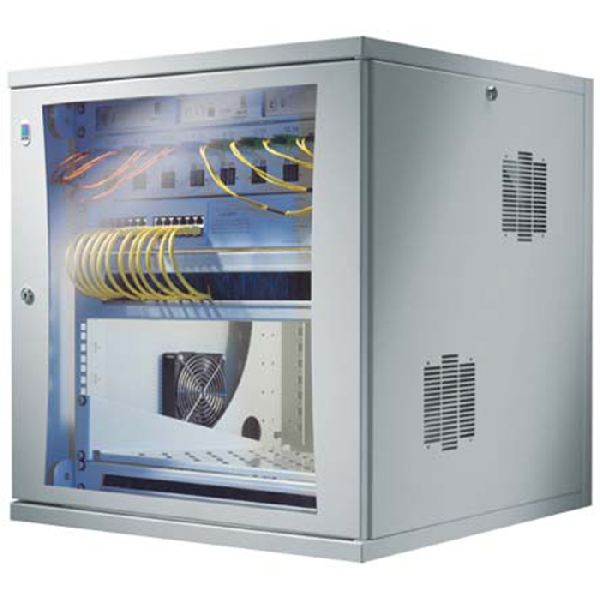 Rittal 7507.110 Rittal 19 Wandgeh�use FlatBox, 9 HE, 600 x 600 mm, he