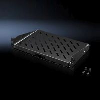 Rittal 5501.635 Rittal 19 Ger�teboden, ausziehbar, 2 HE, 25 KG, RAL 9