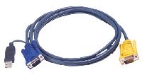 Aten 2L-5202UP Oktopuskabel USB, 2L-5202UP, gelber Stecker, 1,8 m