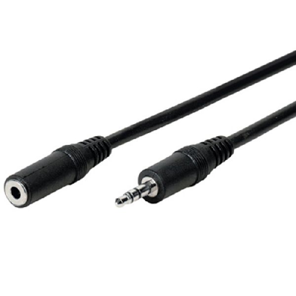 Tecline 64201 Audiokabel, 3,5 mm Stereo Klinkenst./Bu., ca. 1,0 m