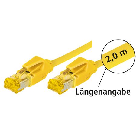 Tecline 70715Y Tecline Patchkabel Cat. 6A (ISO/IEC), S/FTP (PiMF), hal