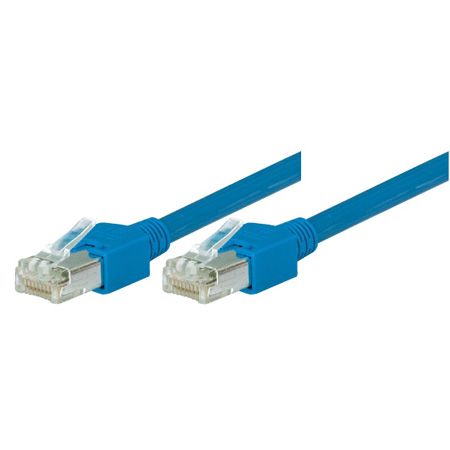 Tecline 71301B Tecline Patchkabel Cat. 5e, SF/UTP, halogenfrei, blau,