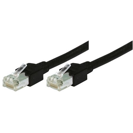 Tecline 71307S Tecline Patchkabel Cat. 5e, SF/UTP, halogenfrei, schwar