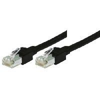 Tecline 71325S Tecline Patchkabel Cat. 5e, SF/UTP, halogenfrei, schwar