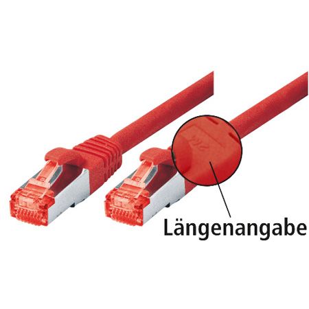 Dexlan 996634 Dexlan Patchkabel Cat. 6, S/FTP (PiMF), halogenfrei, mit