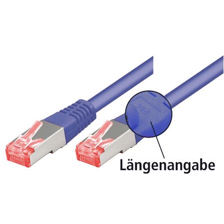 Dexlan 996686 Dexlan Patchkabel Cat. 6, S/FTP (PiMF), halogenfrei, mit