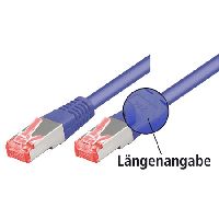 Dexlan 996686 Dexlan Patchkabel Cat. 6, S/FTP (PiMF), halogenfrei, mit