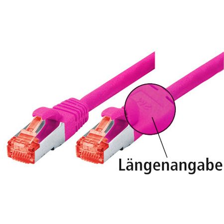 Dexlan 996615 Dexlan Patchkabel Cat. 6, S/FTP (PiMF), halogenfrei, mit