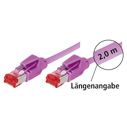 Tecline 71803M Patchkabel S/FTP, PiMF, CAT.6A EIA/TIA, Class EA, erika