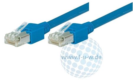 Tecline 719015B Tecline Patchkabel Cat. 5e, S/UTP, hochflexibel, blau,