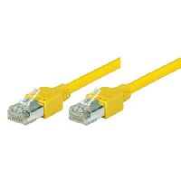 Tecline 71903Y Tecline Patchkabel Cat. 5e, S/UTP, hochflexibel, gelb,