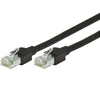 Tecline 71925S Tecline Patchkabel Cat. 5e, S/UTP, hochflexibel, schwar