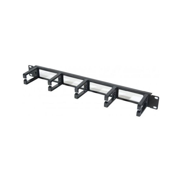 Dexlan 754533 Dexlan 19 Rangierfrontplatte, 5 x 60mm, 1HE, RAL 9005 s