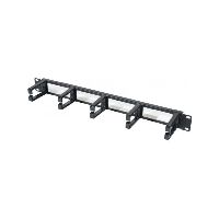 Dexlan 754533 Dexlan 19 Rangierfrontplatte, 5 x 60mm, 1HE, RAL 9005 s