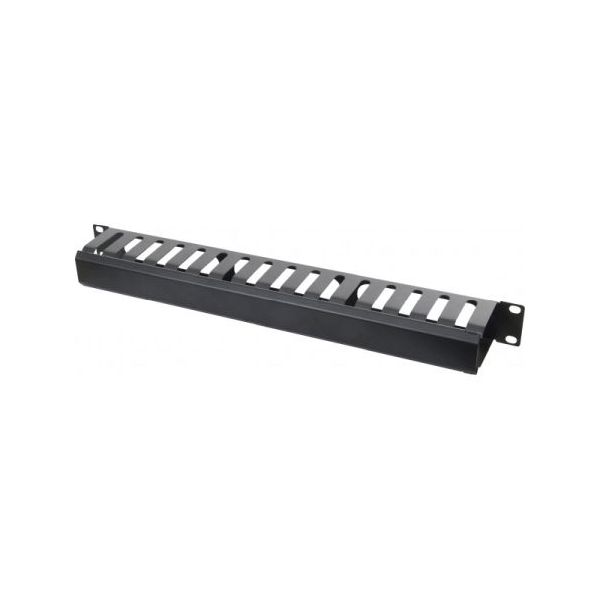Dexlan 754534 Dexlan 19 Kabelrangierfrontplatte, 1HE, schwarz