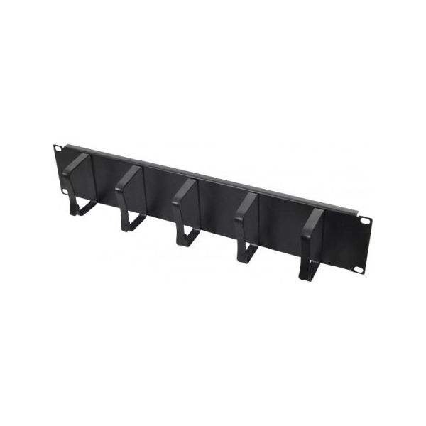 Dexlan 754536 Dexlan 19 Rangierfrontplatte, 5 x 60mm, 2HE, RAL 9005 s