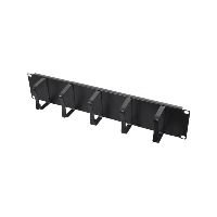 Dexlan 754536 Dexlan 19 Rangierfrontplatte, 5 x 60mm, 2HE, RAL 9005 s