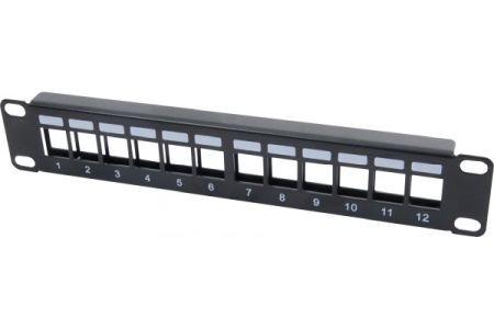Dexlan 754715 Dexlan 10 Zoll Modultr�ger f�r 12 Keystone Anschlussbuch