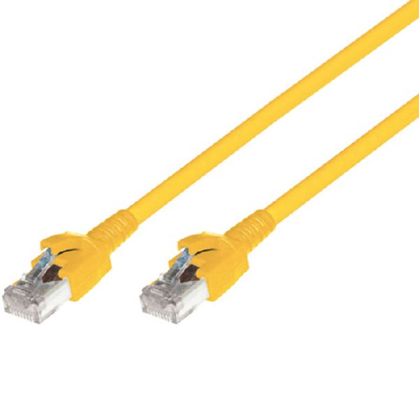 D�twyler 653608 D�twyler Patchkabel S/FTP, PiMF, Cat.6A, gelb, 1,0 m