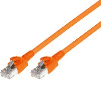 D�twyler 653766 D�twyler Patchkabel S/FTP, PiMF, Cat.6A, orange, 5,0 m