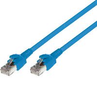 D�twyler 653726 D�twyler Patchkabel S/FTP, PiMF, Cat.6A, blau, 10,0 m