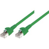 D�twyler 653578 D�twyler Patchkabel S/FTP, PiMF, Cat.6A, gr�n, 15,0 m
