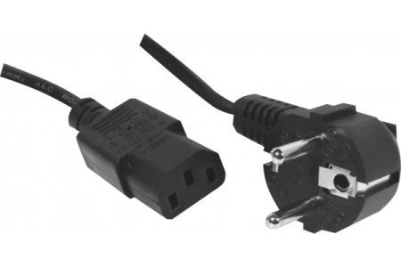 Exertis Connect 808031 Netzanschlusskabel, Schutzkontaktstecker abgewi
