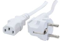 Exertis Connect 808077 Netzanschlusskabel, Schutzkontaktstecker abgewi