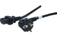 Exertis Connect 808360 Netzanschlusskabel, Schutzkontaktstecker abgewi