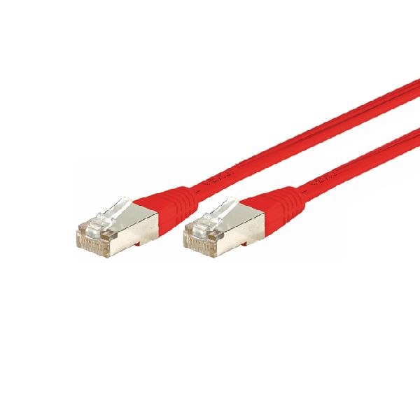 Exertis Connect 842053 Patchkabel Cat. 6, F/UTP, PoE+, rot, 0,5 m
