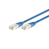 Exertis Connect 842504 Patchkabel Cat. 6, F/UTP, PoE+, blau, 5,0 m