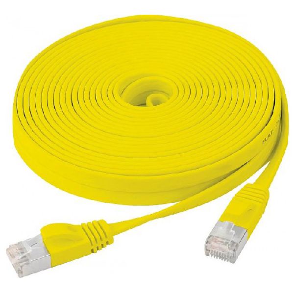 Exertis Connect 845184 Flachband Patchkabel Cat. 6, U/FTP, mit Rastnas