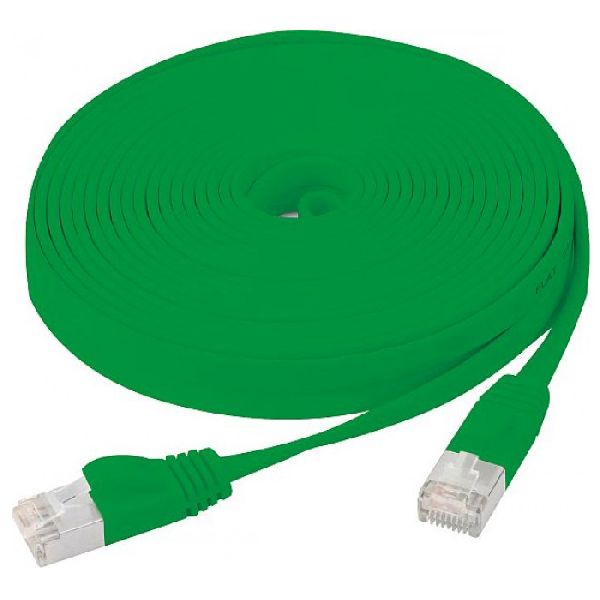 Exertis Connect 845188 Flachband Patchkabel Cat. 6, U/FTP, mit Rastnas