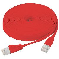 Exertis Connect 845209 Flachband Patchkabel Cat. 6, U/FTP, mit Rastnas