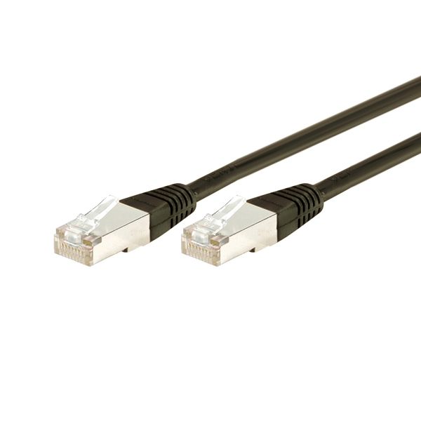 Exertis Connect 847136 Patchkabel Cat. 5e, F/UTP, schwarz, 5,0 m