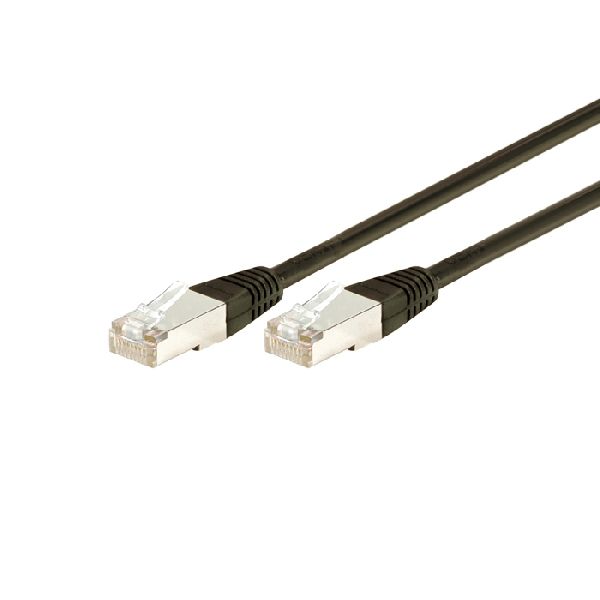 Dexlan 850018 Dexlan Patchkabel Cat. 6A, F/UTP, schwarz, 5,0 m