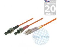 Exertis Connect 392122 LWL Patchkabel, 50/125 �m, OM2-Faser, 2x ST Ste