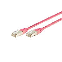 Exertis Connect 854484 Patchkabel Cat. 6, S/FTP (PiMF), rosa, 5,0 m