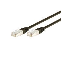 Exertis Connect 856834 Patchkabel Cat. 6, S/FTP (PiMF), schwarz, 0,5 m