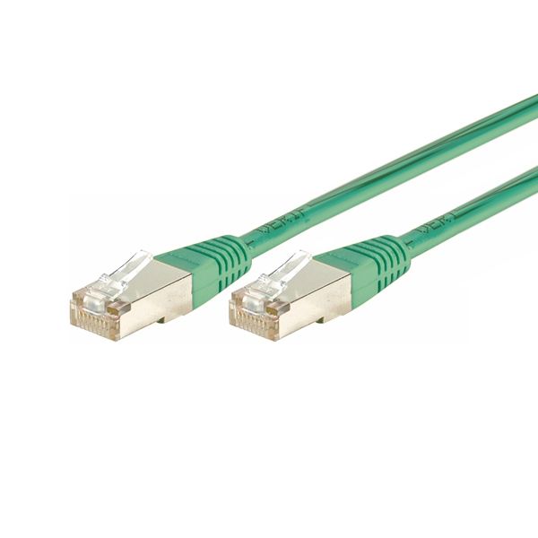 Exertis Connect 857060 Patchkabel Cat. 5e, F/UTP, gr�n, 0,15 m
