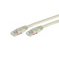 Exertis Connect 857230 Patchkabel Cat.5e, U/UTP, grau, 3,0 m