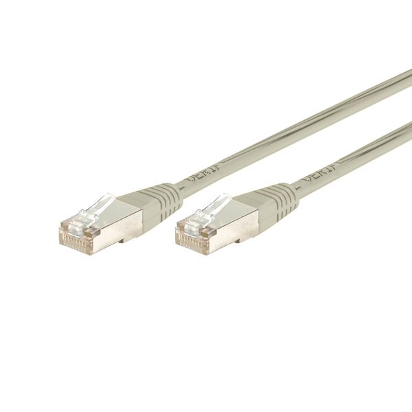 Dexlan 857720 Dexlan Patchkabel Cat. 6A, S/FTP (PiMF), grau, 2,0 m